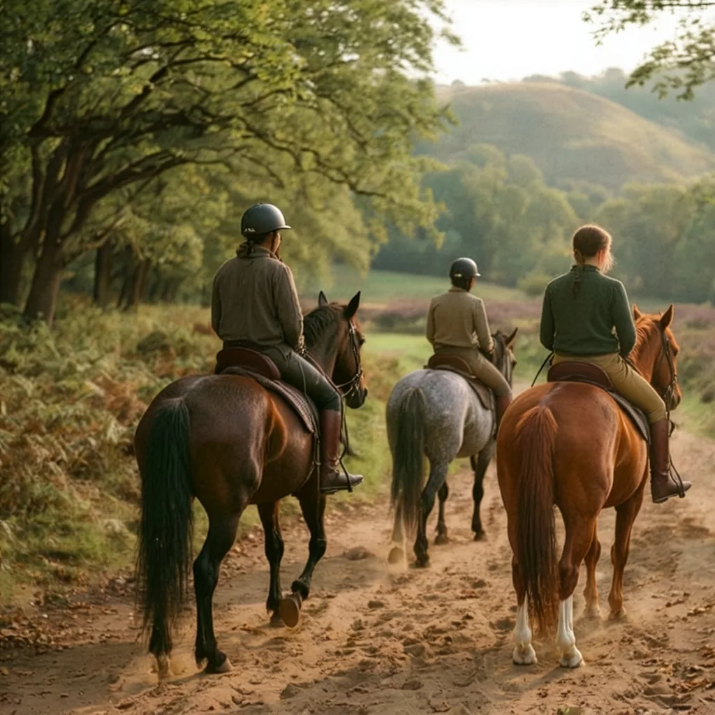 Balade à cheval en Haute-Vienne, autour de Saint-Jouvent