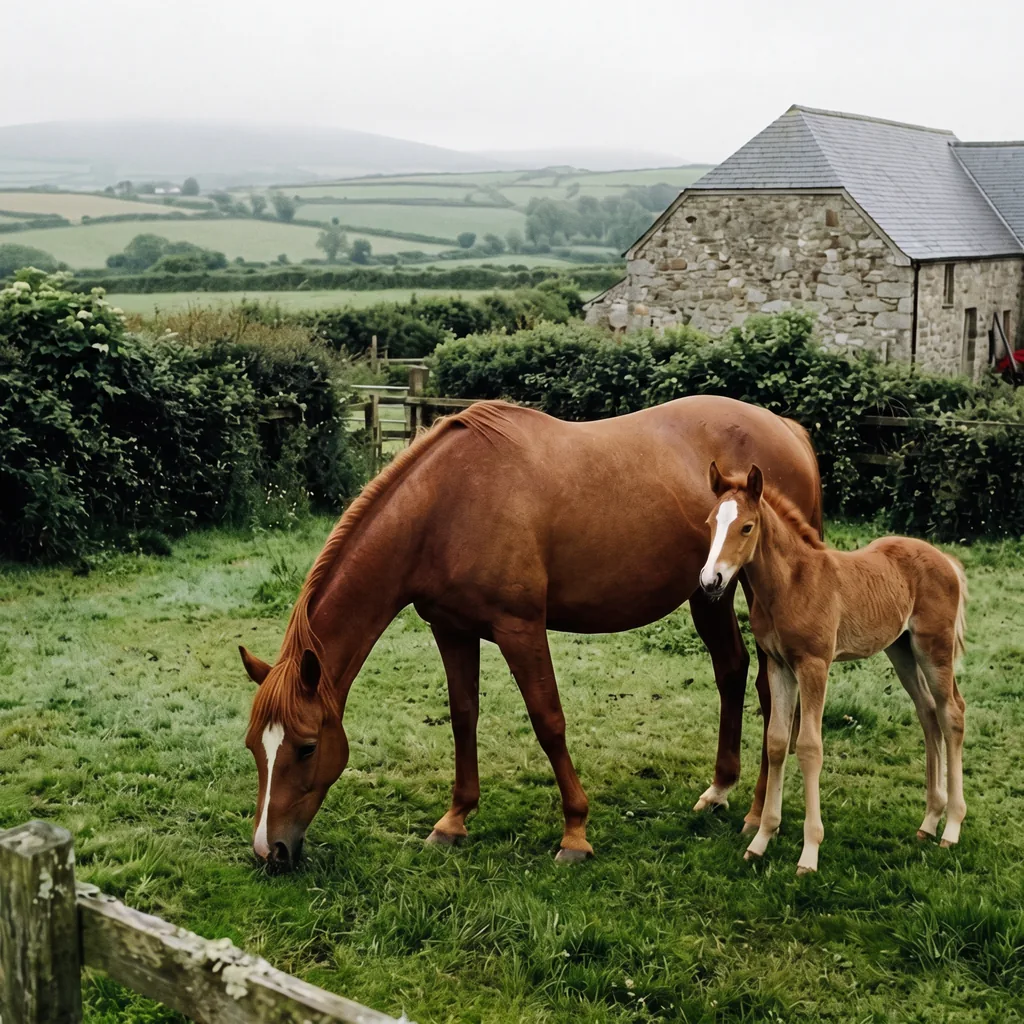 Élevage de chevaux au Les Écuries de la Tuilière, Saint-Jouvent